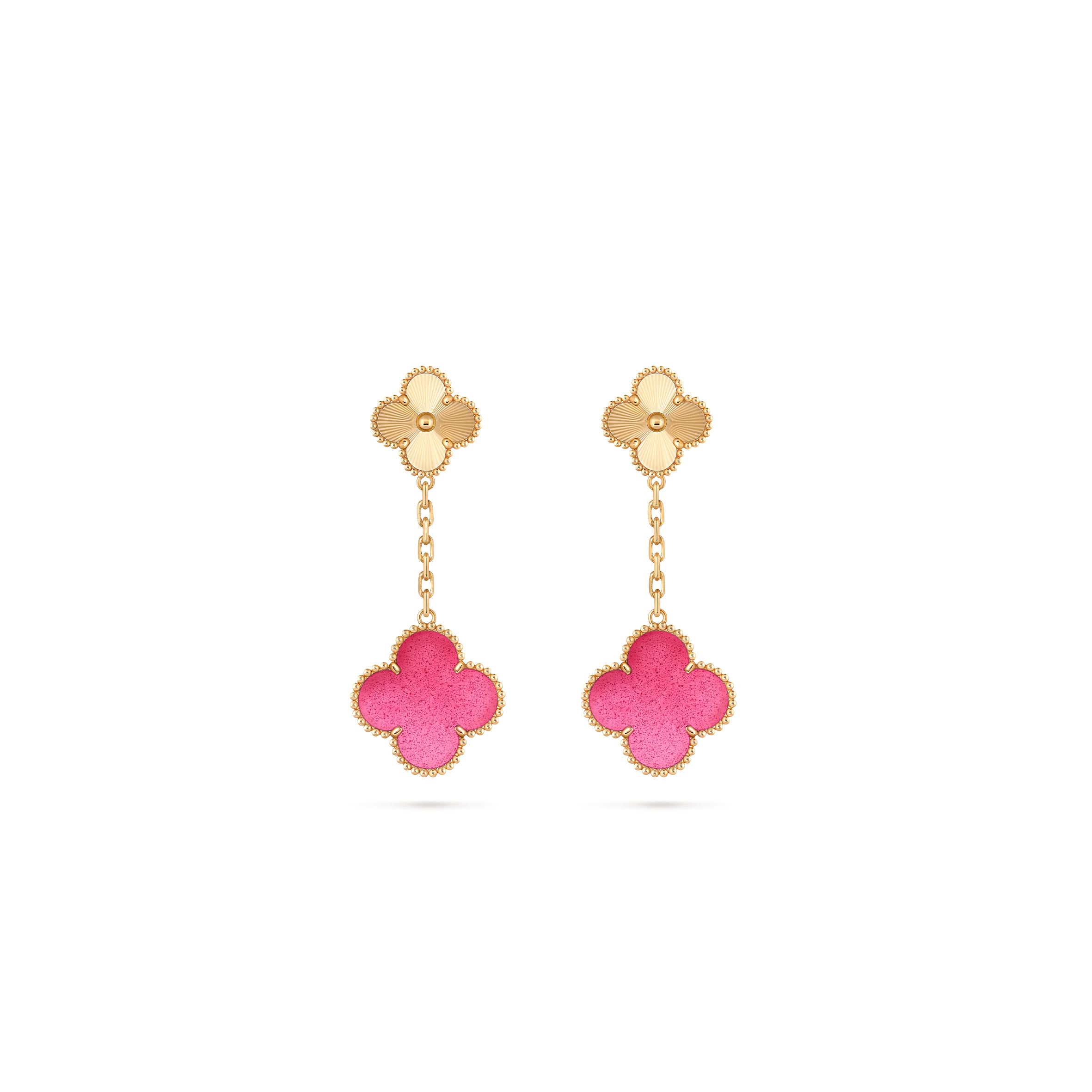 VAN CLEEF ARPELS MAGIC ALHAMBRA EARRINGS 2 MOTIFS VCARPQZJ00